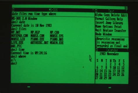 Image result for Windows 1.0 Debug Command