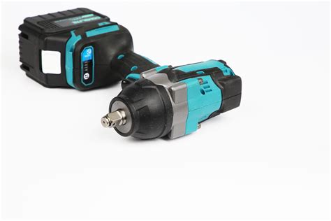 High Torque Brushless Cordless Power Battery Adjustable Air Impact Wrench - Brushless Impact ...