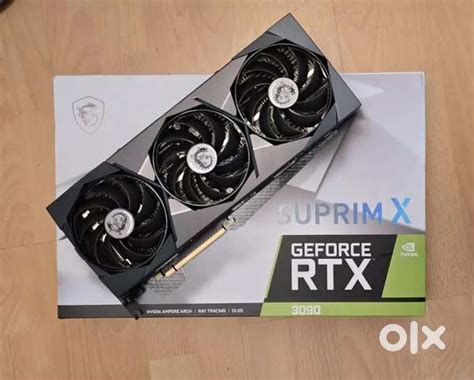 NVIDIA RTX 3090 24GB MSI Suprim X - High Performance GPU for Gamers ...