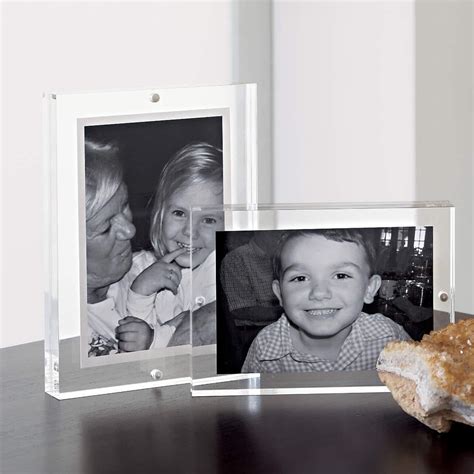 Acrylic 4x6 Block Picture Frame | Crate and Barrel KSA