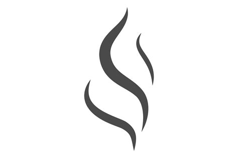 Hot Steam Icon. Air Motion Black Lines Graphic by yummybuum · Creative ...