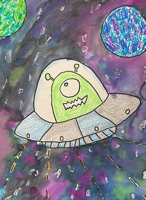Image result for Alien Painting EYFS
