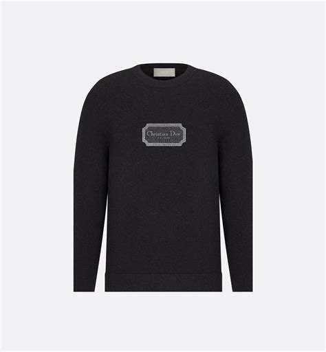 Christian Dior Couture Cardigan Black Cashmere Jersey | DIOR
