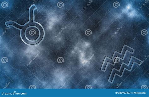 Taurus and Aquarius Compatibility Stock Image - Image of background ...