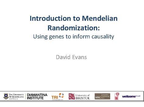 Image result for Introduction to Mendelian Randomization