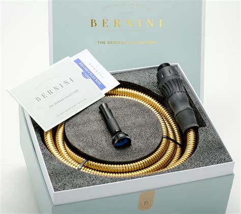 Bernini 50' Brass Reserve Collection Garden Hose - QVC.com