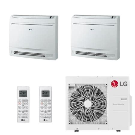 LG KUMXA241A KNUQB091A KNUQB121A 24K BTU Cooling 21 SEER2 Two Zone ...