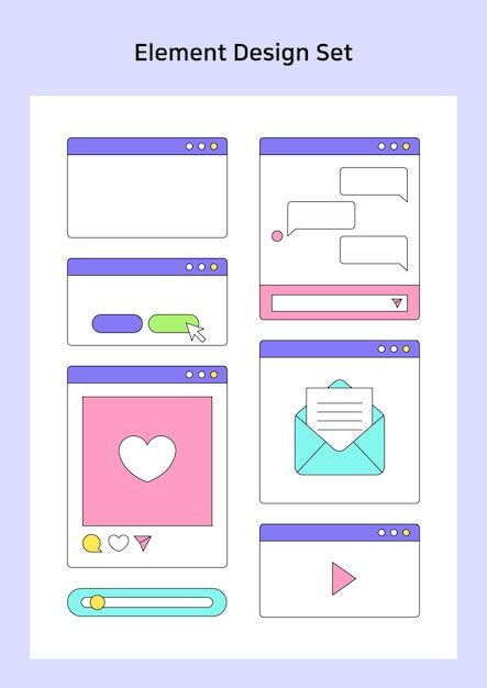 Vector illustration of the computer screen | Premium Vector