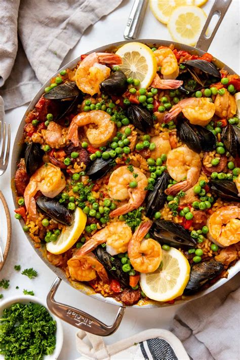 Spanische Paella Spanish Seafood Paella Recipe Andaspain Walking