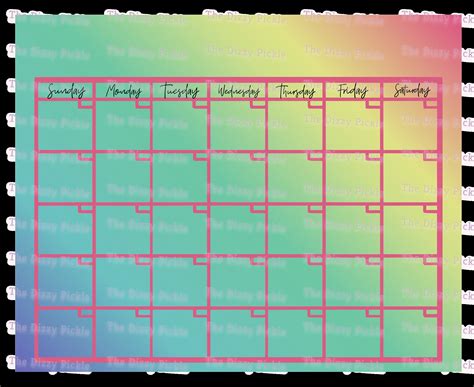 Sublimation Calendar Blanks - Printable Word Searches