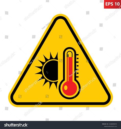 Image result for High Temperature Warning Sign