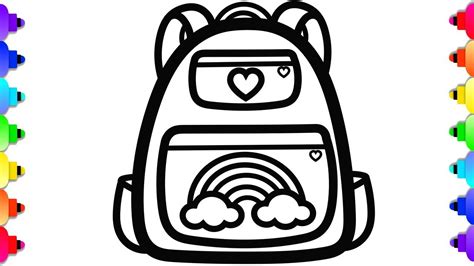 Backpack Coloring Page Printable Free [2025]