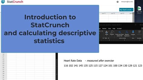 Finding Test Statistic Using StatCrunch 的图像结果