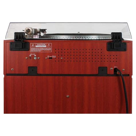 Buy Stereo Turntable with Bluetooth Receiver and Record Storage ...