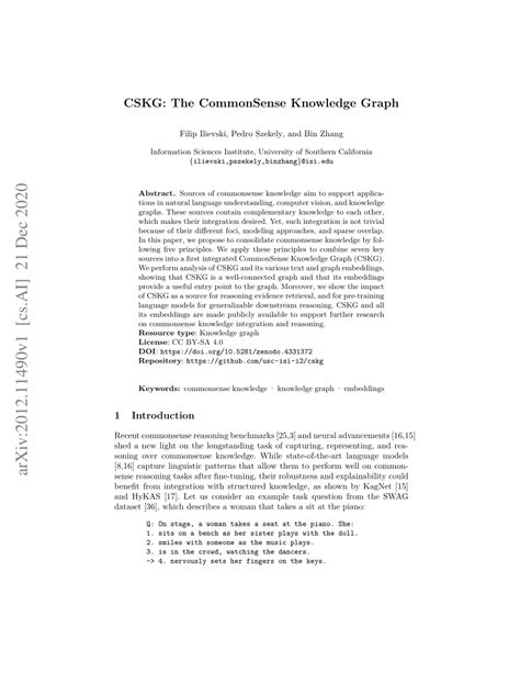 Computer Science Knowledge Graph 的图像结果