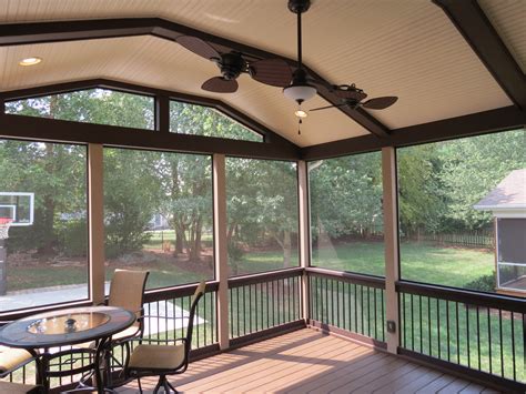 Screened Porch with Trex Deck — DeckScapes