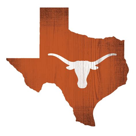 Longhorn Texas Logo Texas Longhorns Wood LED Sign Texas Football Texas