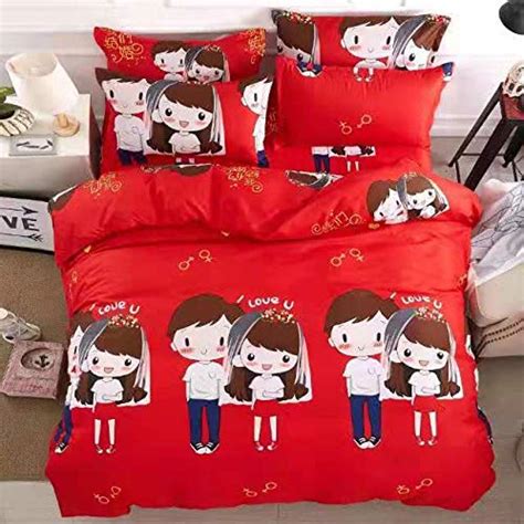 Buy YANASEN YANASEN 4 Piece Print Bedding Combo Set. Online at Low ...