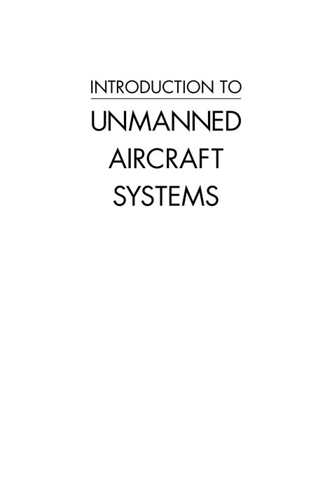 SOLUTION: Introduction to unmanned aircraft systems - Studypool