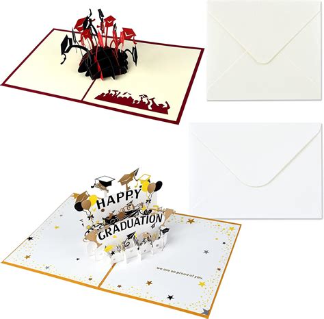 Buy MIAHART 2 Pcs 2022 Pop Up Graduation Cards Graduation ...