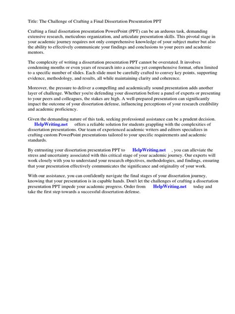 Image result for Dissertation Presentation Examples