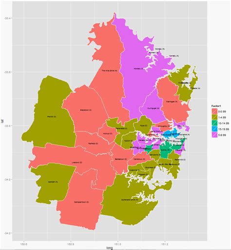 Ggplot Map 的图像结果