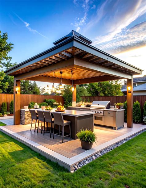 25 Outdoor Kitchen with Gazebo Ideas for Covered Culinary Spaces - Our ...