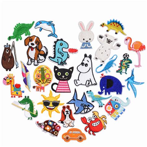 Phogary 27 Pcs Animal Patches For Kids Clothing Iron On | Desertcart INDIA