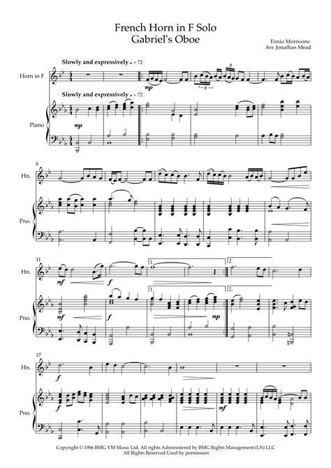 Gabriel's Oboe Horn at Lindy Rossi blog