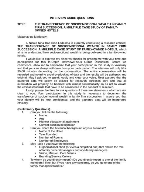 Image result for Interview Guide Question Sample