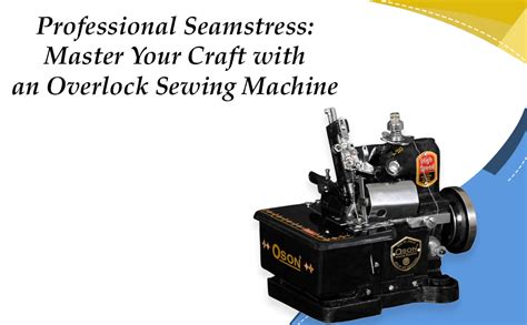 Oson Overlock Sewing Machine, Black : Amazon.in: Home & Kitchen