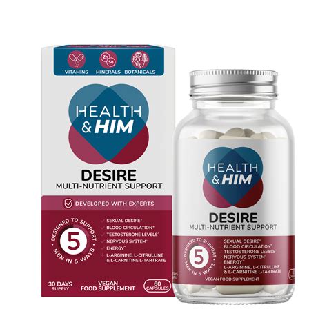 Desire Multi-Nutrient Support - 60 Capsules | Health & Him | Holland ...