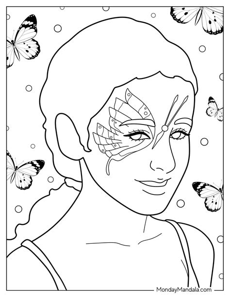 Free Printable Makeup Coloring Pages | Saubhaya Makeup