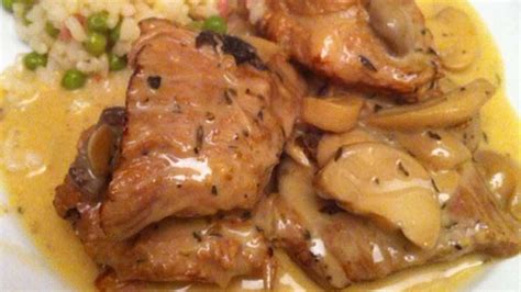 sauté de veau aux champignons