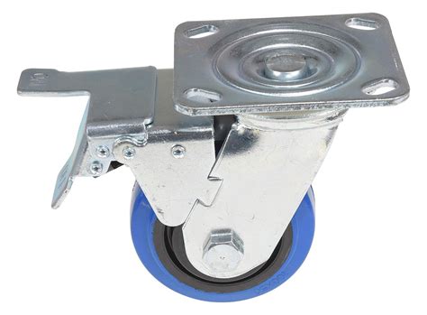 Buy Vestil Elastic Rubber Swivel with Total Brake Caster 4 in. Diameter ...