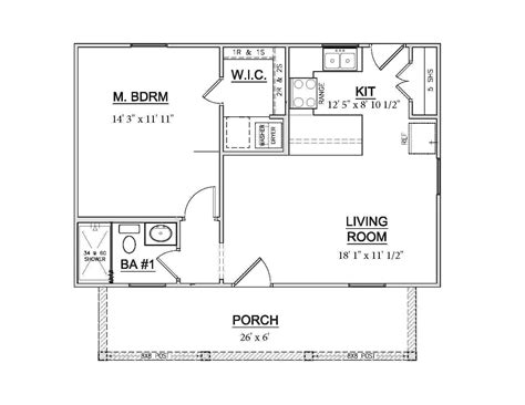600 Sq Feet Home