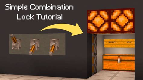 Image result for Minecraft Lever Combination Lock