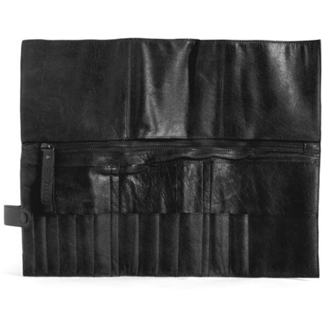 muud Stockholm Lederetui für Nadeln schwarz