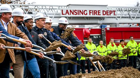 Photos: Lansing breaks ground on new public safety campus