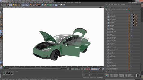 3D Tesla Model 3 Carbon Fiber Sport Package Rigged for Cinema 4D | 3D ...