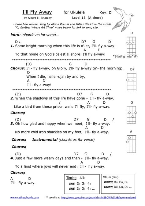 Uke L.13_I'll Fly Away in D_ D, D7, G, A_ cc T, YT.pdf