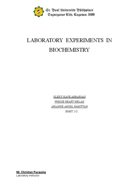 Biochemistry Lab Experiments 的图像结果