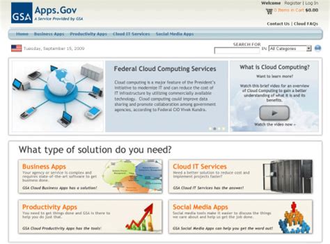 美国政府启动Apps.gov网站推广云计算应用_互联网_科技时代_新浪网