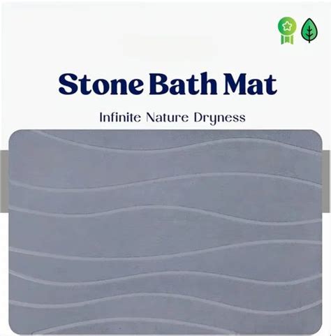 Bathroom Mats - Stone Bath Mat Diatomaceous Earth Bath Mat For Bathroom ...