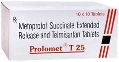 Prolomet T 25 Tablet: Uses, Side Effects, Price & Substitutes
