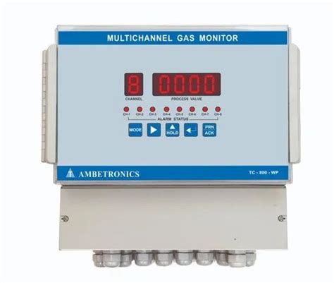 Gas Monitors - 8 Channel Gas Monitor- MS Manufacturer from Mumbai