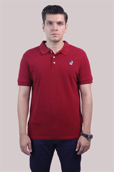 Active Fit Red Polo Shirt for Men Online in Lahore - Jerdoni
