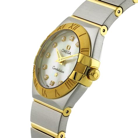Omega Constellation Ladies 24mm Quartz Diamond Dot Ladies Watch ...