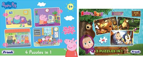 Buy Frank Peppa Pig - 4 in 1 Cartoon Puzzle (9, 12, 18, 24) (2537673 ...