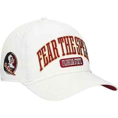 Men's '47 White Florida State Seminoles Local Arch Hitch Snapback Hat